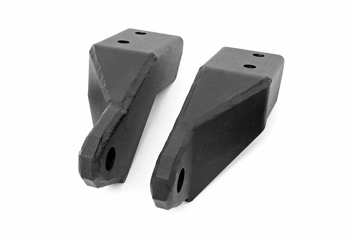 Rough Country _ Tow Hook Brackets _ Bull Bar Support _ Toyota Tundra 2WD_4WD (2007-2021)